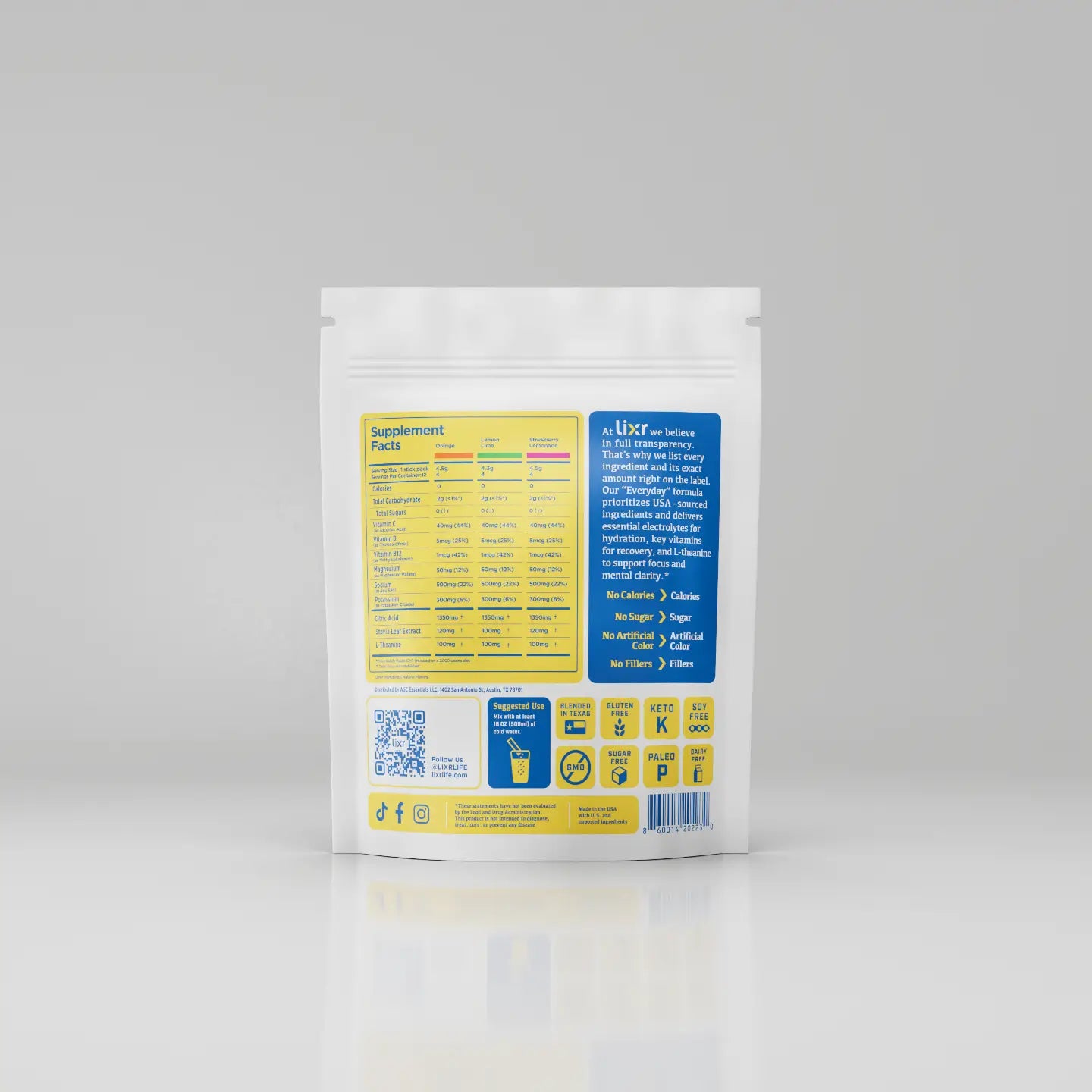 Lixr Everyday Electrolyte Supplement | Variety Pack