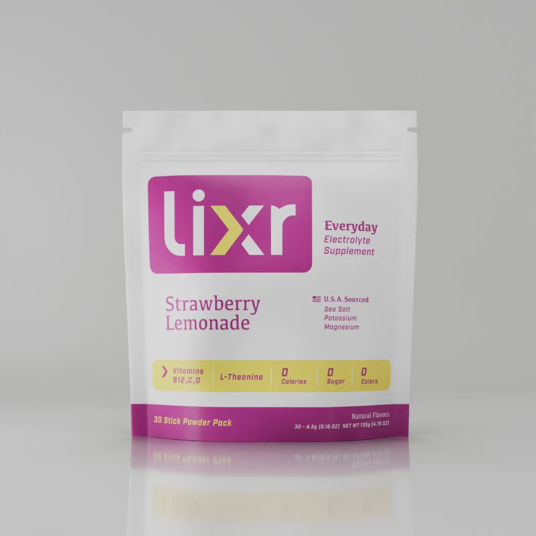 Lixr Everyday Electrolyte Supplement | Strawberry Lemonade
